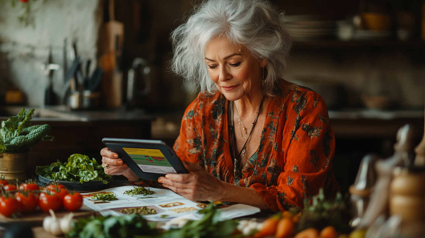 Пожилі люди готують здорову їжу разом